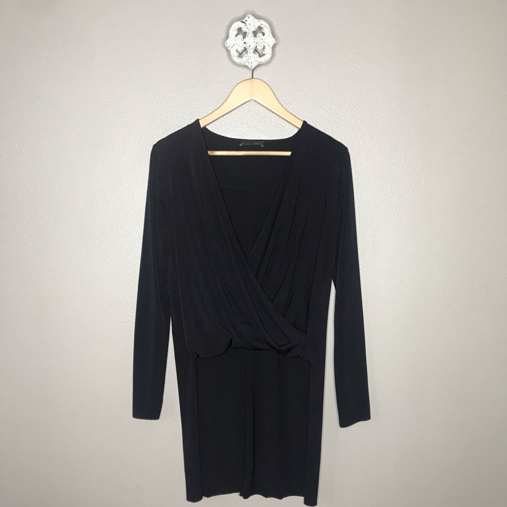 Zara W&B Collection High-Low Blouse